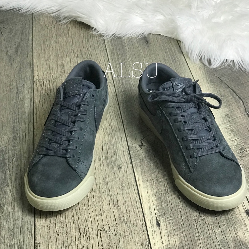 Nike SB Zoom Blazer Low QS Dark Grey M AUTHENTIC - Picture 4 of 8